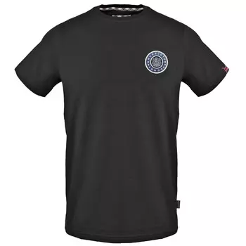 Маленькая футболка с логотипом london circle Aquascutum, черный