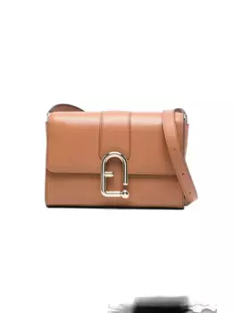 Маленькая городская сумка через плечо Furla, коричневый