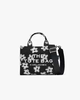 Маленькая холщовая сумка Daisy Marc Jacobs, черный/белый