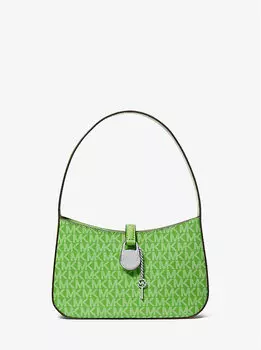 Маленькая клатч Lyra с фирменным логотипом Michael Kors, зеленый