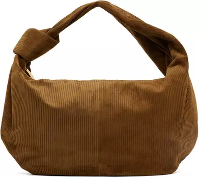 Маленькая коричневая сумка Jodie Bottega Veneta, цвет Jacobean/Gold