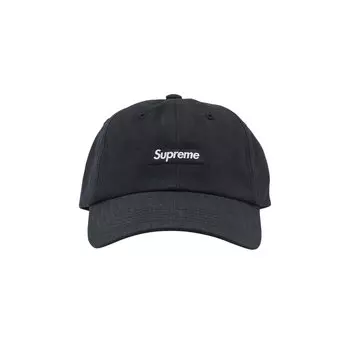 Маленькая коробочка Supreme из матовой ткани Cordura с 6 панелями, цвет черный