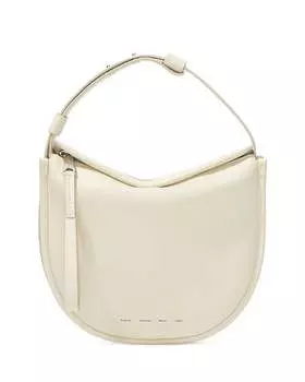 Маленькая кожаная сумка Baxter Proenza Schouler White Label, цвет Ivory/Cream