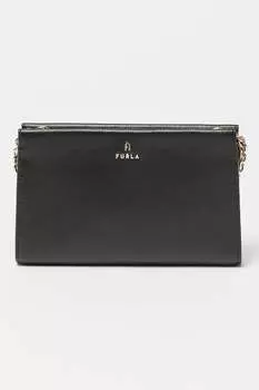 Маленькая кожаная сумка Camelia Furla, черный