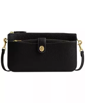 Маленькая кожаная сумка через плечо Bella Coach, белый