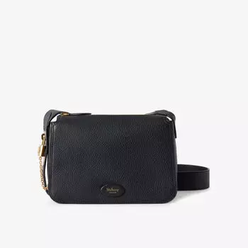 Маленькая кожаная сумка через плечо Billie Mulberry, черный