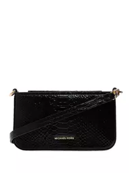Маленькая кожаная сумка через плечо Bryant Michael Michael Kors, черный