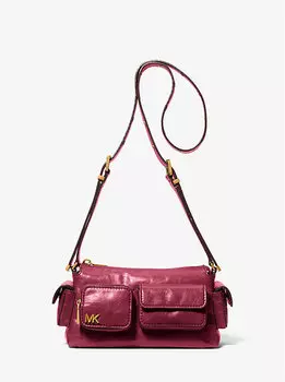 Маленькая кожаная сумка через плечо Dakota Michael Kors, белый