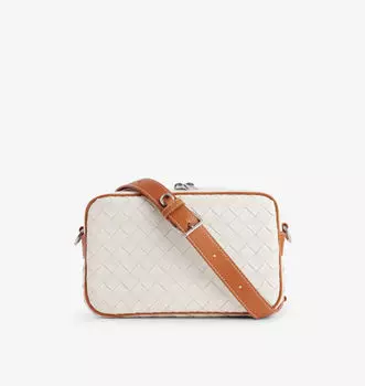 Маленькая кожаная сумка через плечо Intrecciato Bottega Veneta, мультиколор