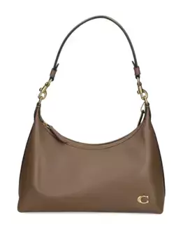 Маленькая кожаная сумка через плечо Juliet Coach, серый