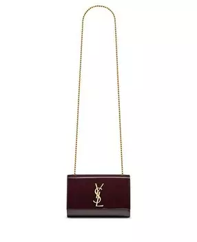 Маленькая кожаная сумка через плечо Kate Saint Laurent, цвет Brown