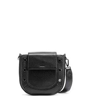 Маленькая кожаная сумка через плечо Kayce Saddle Hammitt, черный