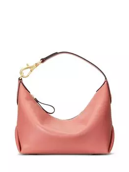 Маленькая кожаная сумка через плечо Lauren Kassie Ralph Lauren, розовое красное дерево