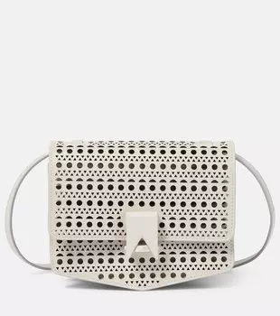 Маленькая кожаная сумка через плечо Le Papa Vienne Alaa, белый