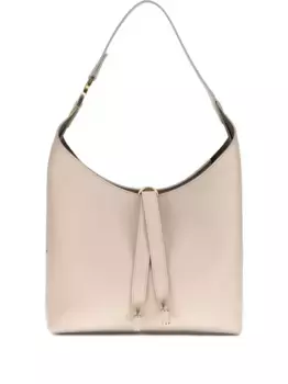 Маленькая кожаная сумка через плечо Marcie с пряжкой CHLO, нейтральный