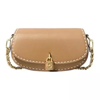 Маленькая кожаная сумка через плечо Mila, сшитая вручную MICHAEL KORS