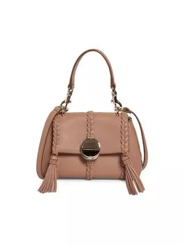 Маленькая кожаная сумка через плечо Penelope Chlo, роза