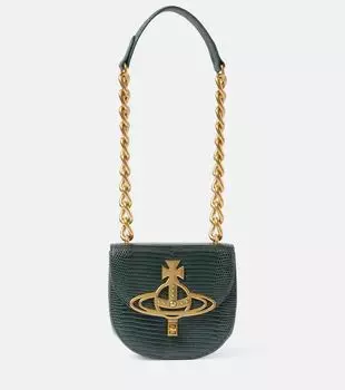 Маленькая кожаная сумка через плечо sofia Vivienne Westwood, зеленый