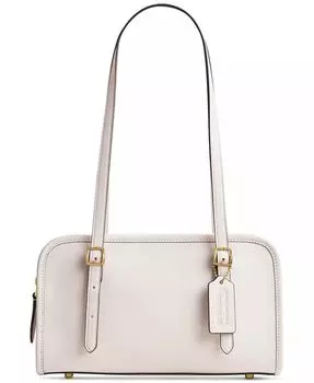 Маленькая кожаная сумка через плечо The Coach Originals с двойным ремешком, зеленый