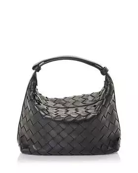 Маленькая кожаная сумка через плечо Wallace Bottega Veneta