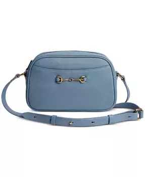 Маленькая кожаная сумка для фотокамеры Loraine Sam Edelman, синий