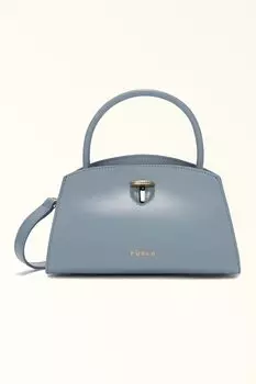 Маленькая кожаная сумка Genesi Furla, синий