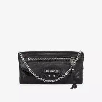 Маленькая кожаная сумка Jill The Kooples, черный