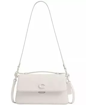 Маленькая кожаная сумка Juno Coach, белый