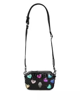 Маленькая кожаная сумка Love для фотоаппарата Kensington KURT GEIGER LONDON, цвет Black