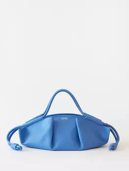 Маленькая кожаная сумка paseo LOEWE, синий