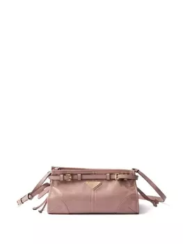 Маленькая кожаная сумка Prada, розовый