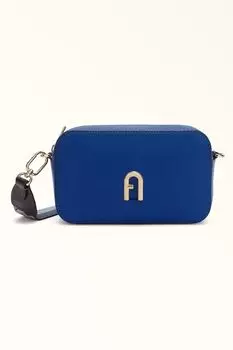 Маленькая кожаная сумка Primula Furla, индиго