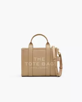 Маленькая кожаная сумка-тоут Marc Jacobs, коричневый