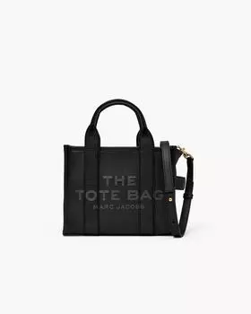 Маленькая кожаная сумка-тоут Marc Jacobs, черный