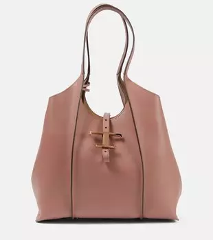 Маленькая кожаная сумка-тоут tsb Tod'S, розовый