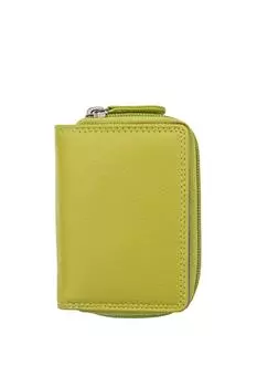 Маленькая кожаная сумочка двойного сложения 'London' PRIMEHIDE, зеленый