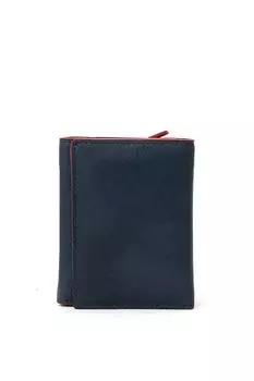 Маленькая кожаная сумочка тройного сложения Luna PRIMEHIDE, синий