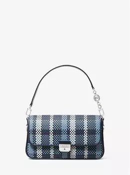 Маленькая кожаная трансформируемая сумка на плечо Bradshaw Michael Kors, мультиколор