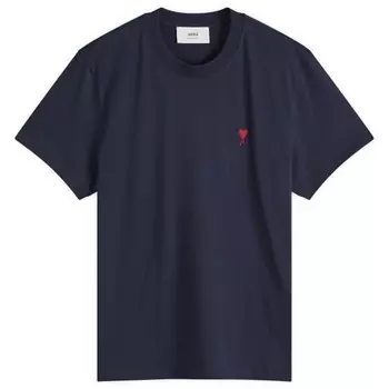 Маленькая красная футболка adc classic Ami Paris, синий
