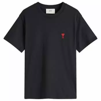 Маленькая красная футболка adc classic Ami Paris, черный