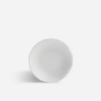 Маленькая круглая тарелка из костяного фарфора El Corte Ingls, белый