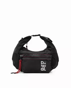 Маленькая многопозиционная сумка Desigual, черный