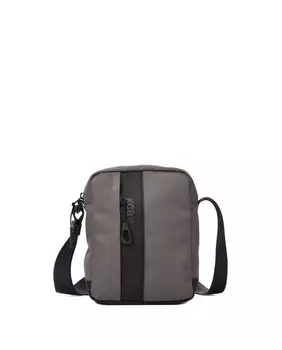 Маленькая мужская сумка через плечо цвета хаки на молнии Kcb