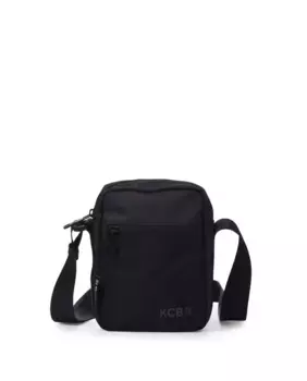 Маленькая мужская сумка через плечо Net на молнии Kcb, черный