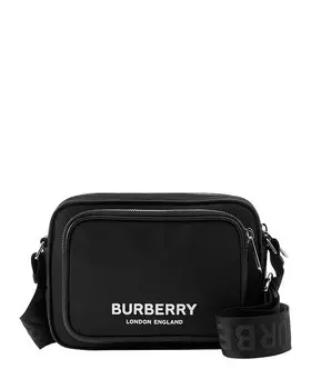 Маленькая нейлоновая сумка через плечо Burberry Paddy, черный