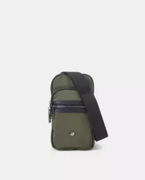 Маленькая нейлоновая сумка через плечо Emidio Tucci, цвет Kaki