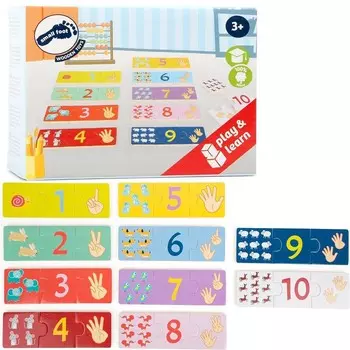 Маленькая ножка Учимся считать - Развивающая головоломка small foot