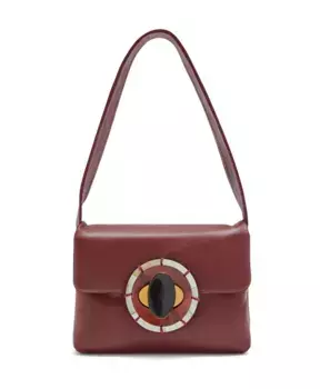 Маленькая объемная сумка через плечо Maliparmi, красный