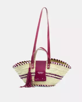 Маленькая овальная корзина Audali, бирюзовый