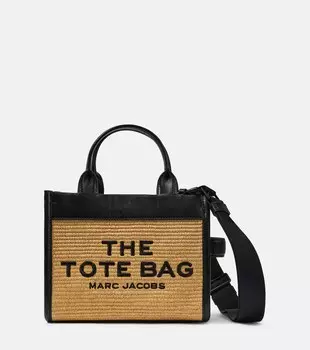 Маленькая плетеная сумка-тоут Marc Jacobs, бежевый